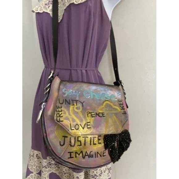 rag and bone customized multicolor leather shoulde - Picture 4 of 12